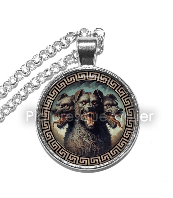 CERBERUS Necklace/keyring, Hound of Hades, Guardian of the