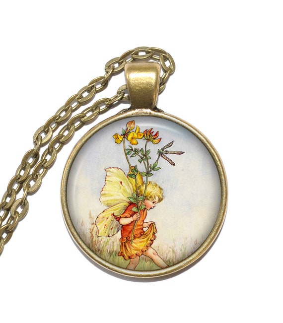 BIRDSFOOT TREFOIL Fairy Necklace Whimsical Colorful Flower - Etsy ...