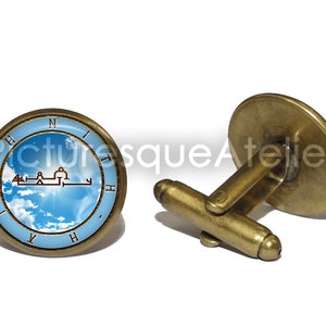 GUARDIAN ANGELS 23 July - 23 September Cuff Links, Guardian Angels, Talisman, Protection, Symbol, Gift for Men, Cuff Links, Glass, Handmade