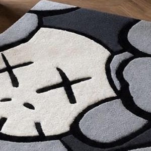 Hand Tufted KAWS Inspired Rug, Modern Abstract Area Rug, Custom Tufted Carpet, Designer Living Room Rug, Streetwear Home Decor, imagen 2