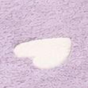 Lavender Heart Hand-Tufted Rug – Scalloped Pastel Round Carpet for Bedroom, Nursery Decor image 4