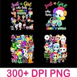 Dandy's World Png, Dandy's World Wiki Png, lustiger Dandy's World Digitaler Dateidownload, Dandy's World Aufkleber, dekorative Aufkleber png