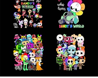 Dandy's World Png, Dandy's World Wiki Png, Funny Dandy's World Digital File Download, Dandy's World Stickers, Decorative Stickers png