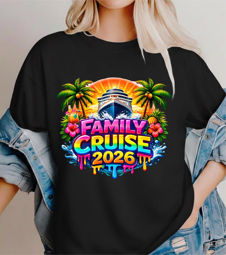 Cruise 2026 PNG Bundle, Family Cruise Trip PNG, Birthday Cruise Shirts ...