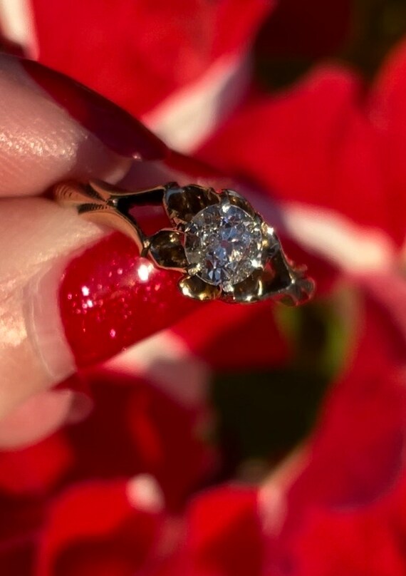 Authentic Antique Victorian 14K Solid Belcher & 0… - image 6