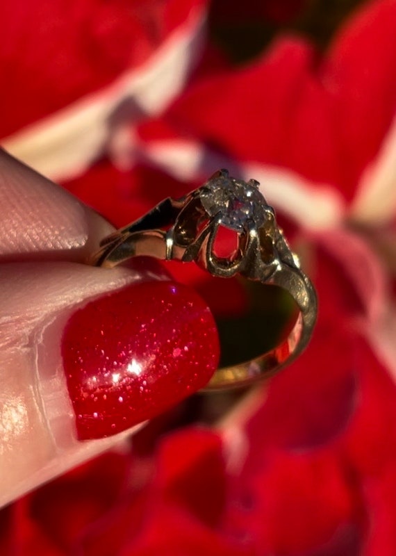 Authentic Antique Victorian 14K Solid Belcher & 0… - image 7