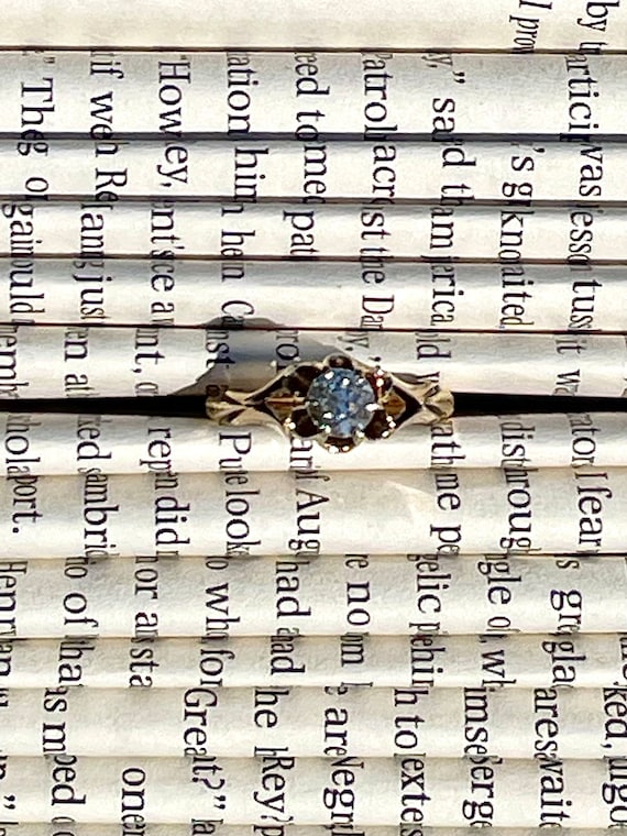 Authentic Antique Victorian 14K Solid Belcher & 0… - image 2