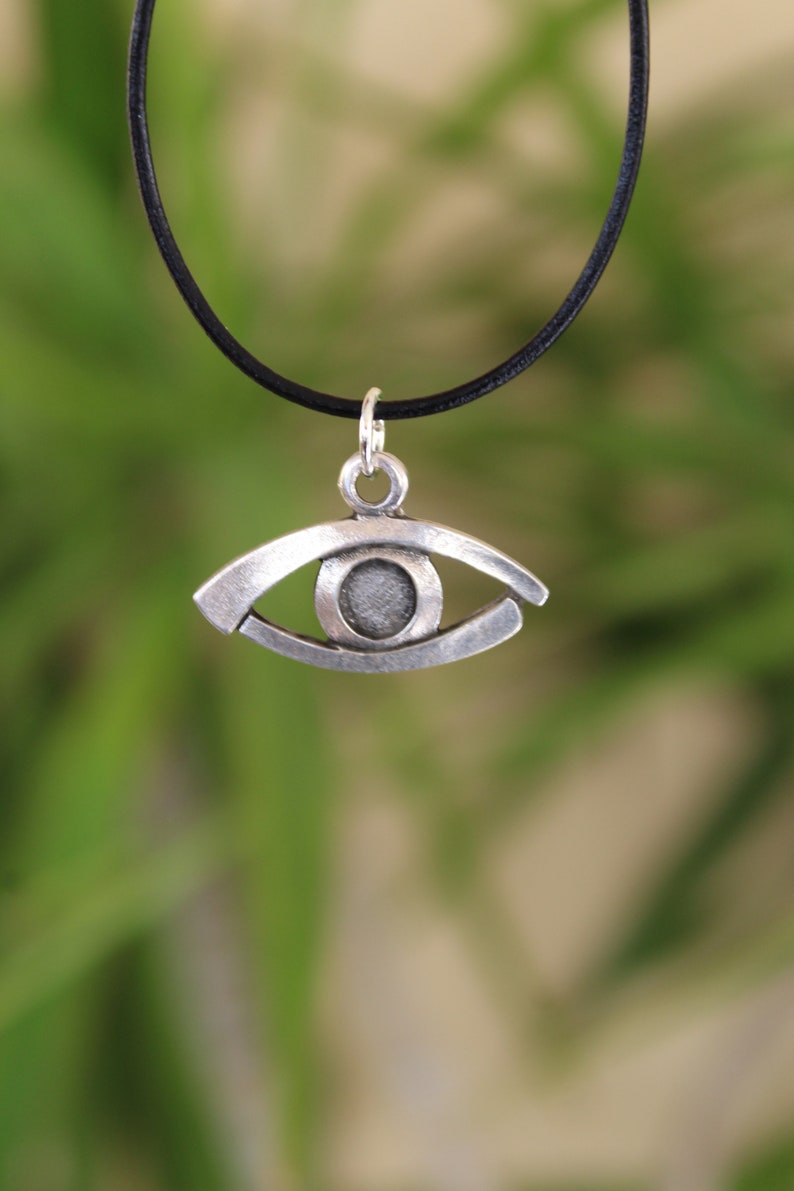 Mens Greek Leather Evil Eye Necklace Gift for Him Made in - Etsy