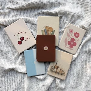 Magnetiskt avtagbart Kindle-skal, genomskinligt bakstycke för Kindle och Kobo, stark magnetisk baksida, minimalistiska blommiga katt- och körsbärsmönster