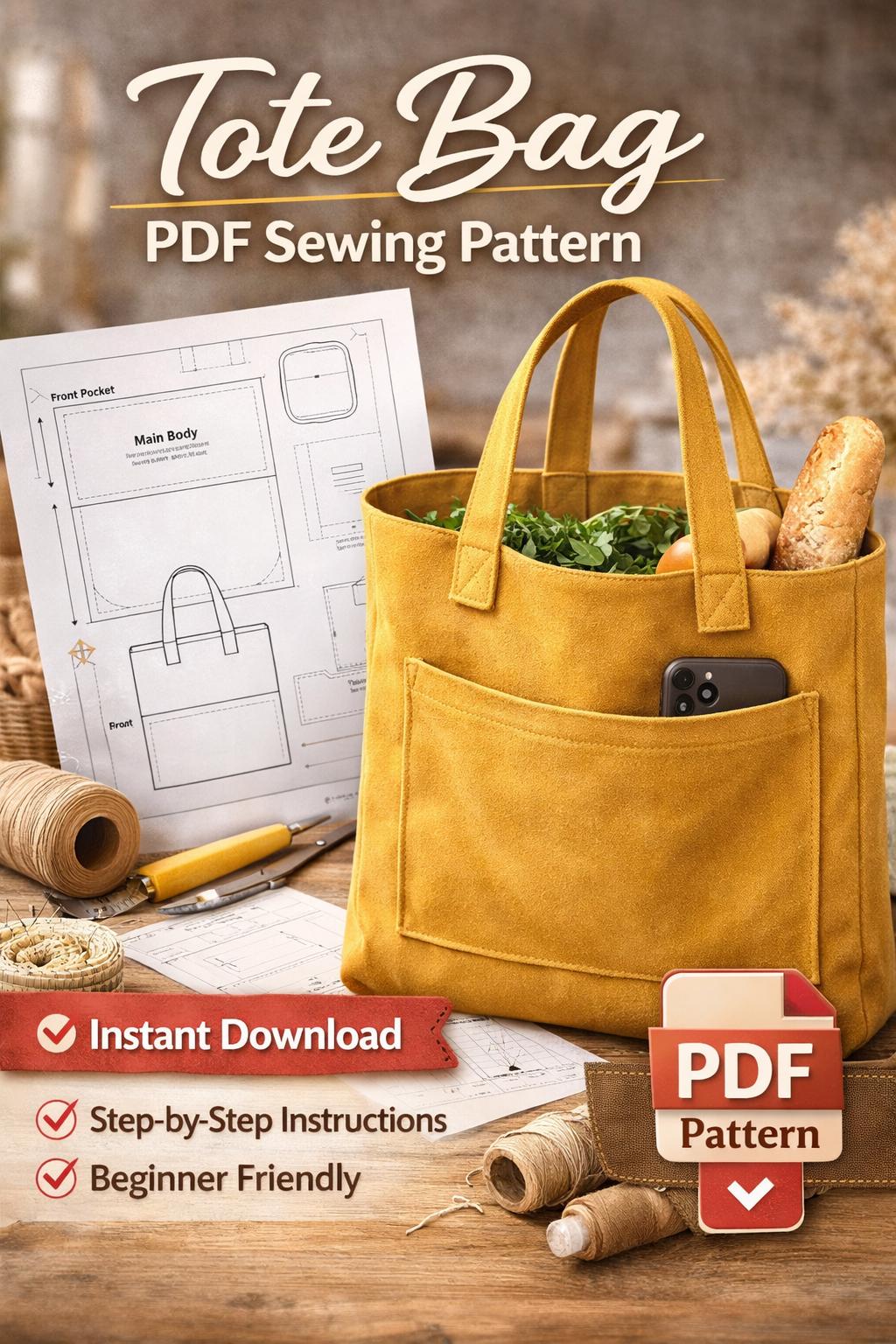 Handmade Tote Bag - Etsy Canada