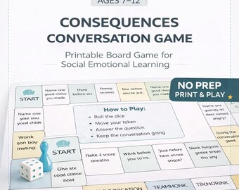 Choices and Consequences Board Game for Kids Ages 7–12