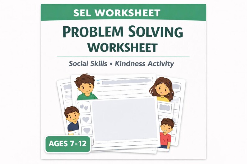 Problem Solving Worksheet for Kids