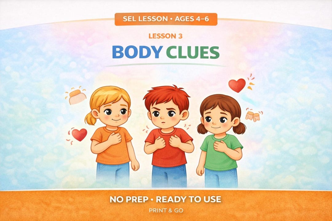 Body Clues – Understanding Emotions/ Social Emotional Learning for Kids ...