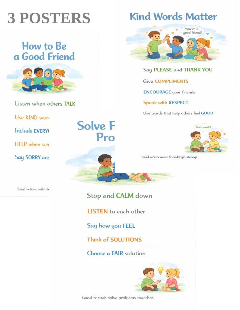 Friendship Skills Activities for Kids Ages 7-9 – SEL Lesson Plans