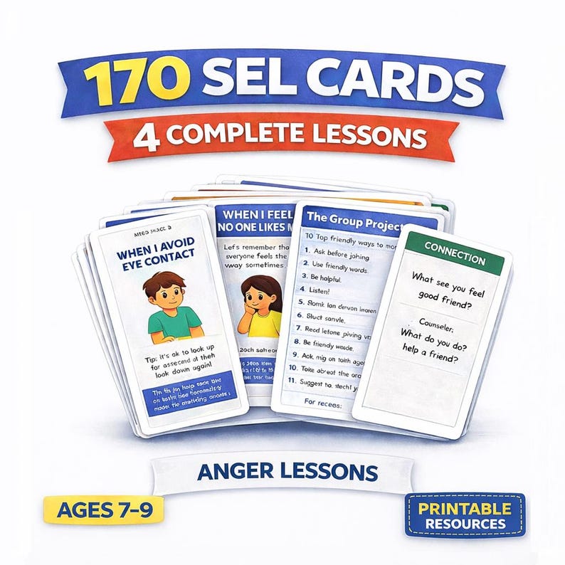 Anger Management for Kids Ages 7-9 – SEL Lesson Plans