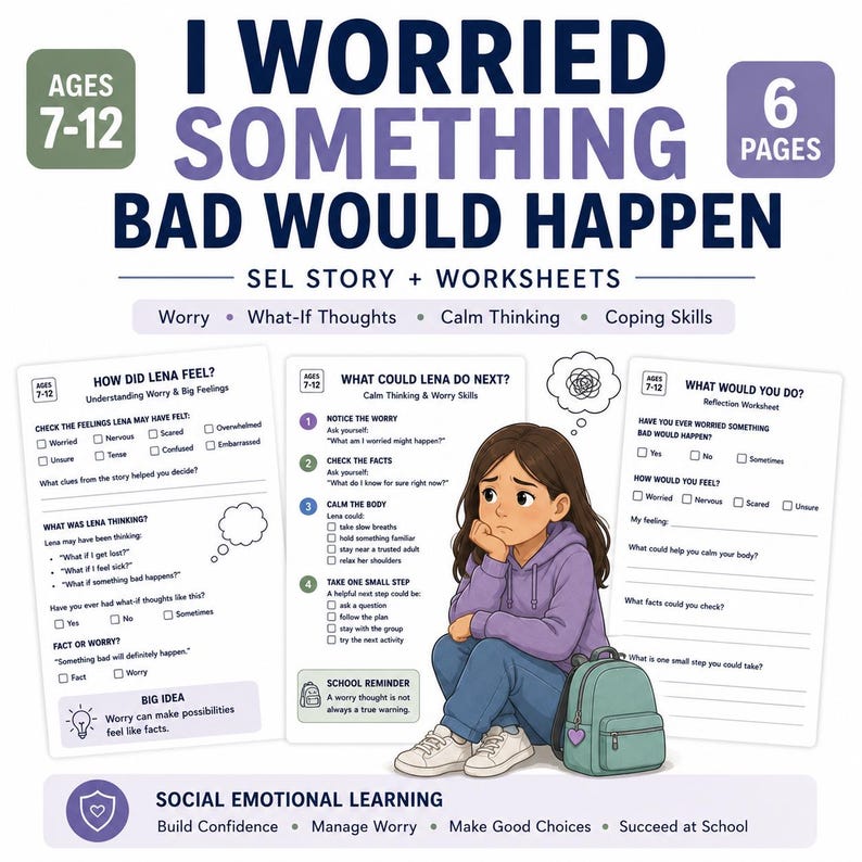 Anxiety Worksheets for Kids