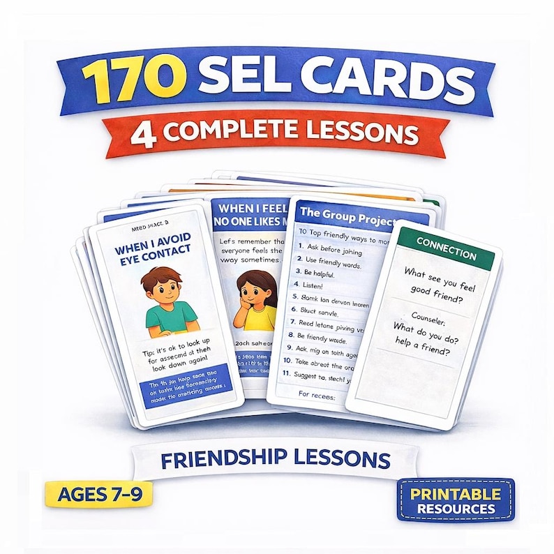 Friendship Skills Activities for Kids Ages 7-9 – Social Emotional Learning Lesson Plans