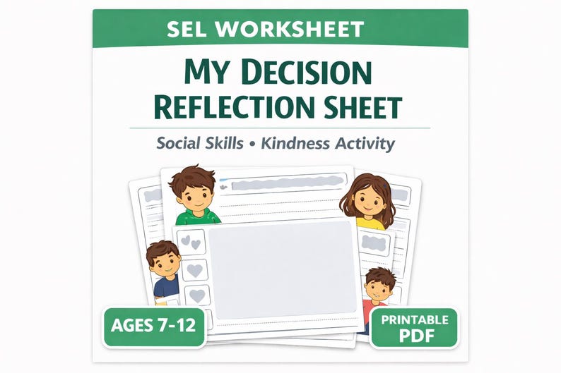 My Decision Reflection Worksheet
