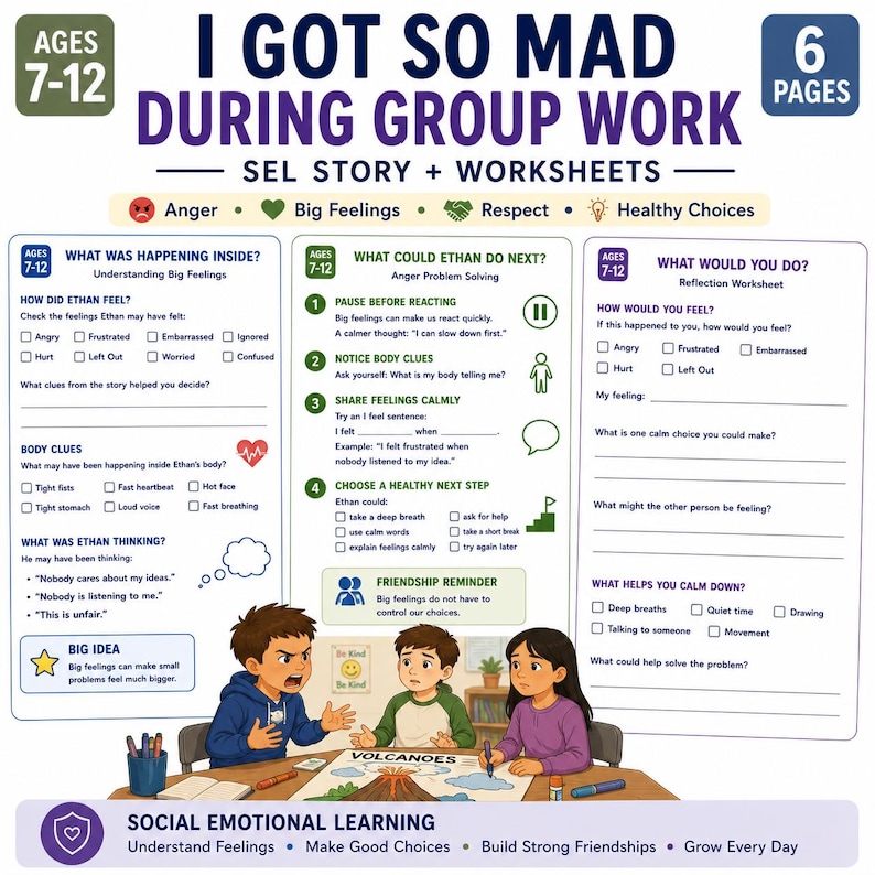 Anger Management Social Story for Kids