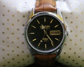 Vintage Citizen Gold Tone Classic Style Womens Watch, Brown  display picture 1