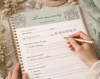 Daily Wellness Journal Printable | Gentle Mental Health Support