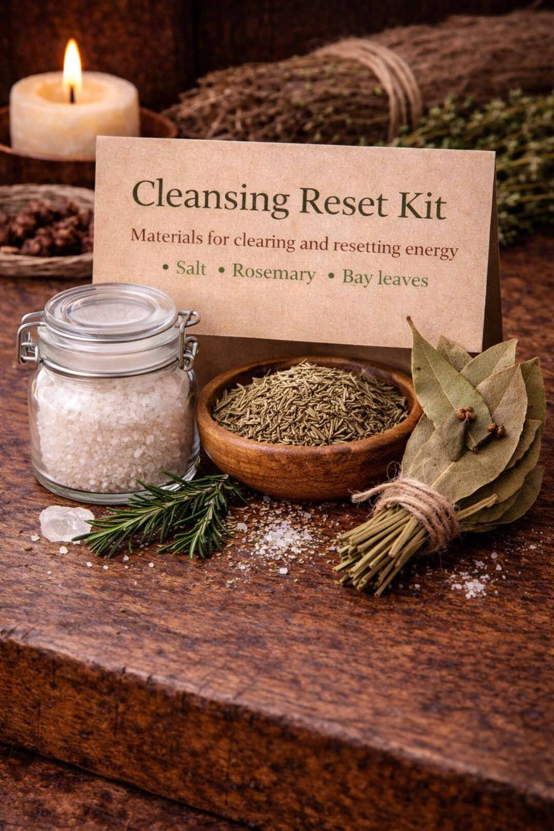 Cleansing Reset Kit | Ritual Materials for Clearing Renewal - Etsy