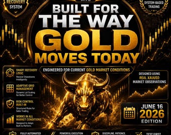 XAUUSD Martingale Recovery EA MT5 | Zone Based Grid Trading System | Automated Forex Trading