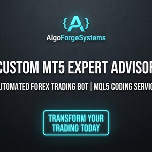 Custom MT5 Expert Advisor Automated Forex Trading Bot MQL5 Coding Service for MetaTrader5 AlgoForgeSystems