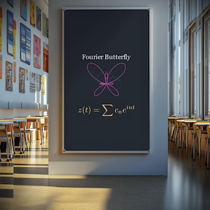 Fourier Series Poster Set – Math & Science STEM Art (Digital Prints A3 A4 Letter Size)
