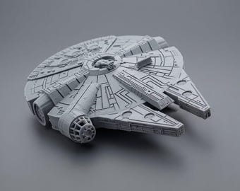 Detailliertes 3D Gedrucktes Raumschiff Modell | Galaktischer Frachter Schreibtisch Dekoration