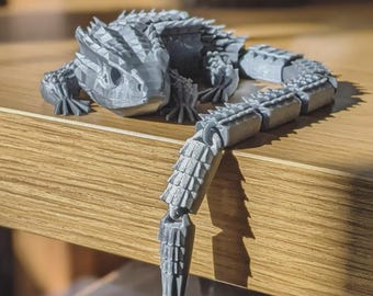 Rotäugiges Krokodil Skink 3D Druck | Gelenkeidechse Miniatur (Digitaler Download)