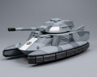 Aspis Gravpanzer – Sci-Fi Schwebefahrzeug Miniatur (STL Dateien)