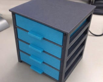3D druckbarer modularer Schubladenorganizer - Kleinteilelagerung STL Dateien