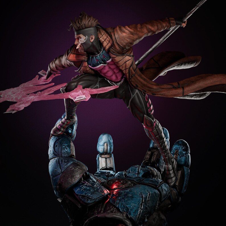 Gambit Fanart STL 3D Model - Etsy