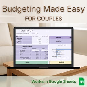 Planejador de Orçamento para Casais – Controle Financeiro Mensal Simples em 86 idiomas (Google Sheets, Download Imediato)