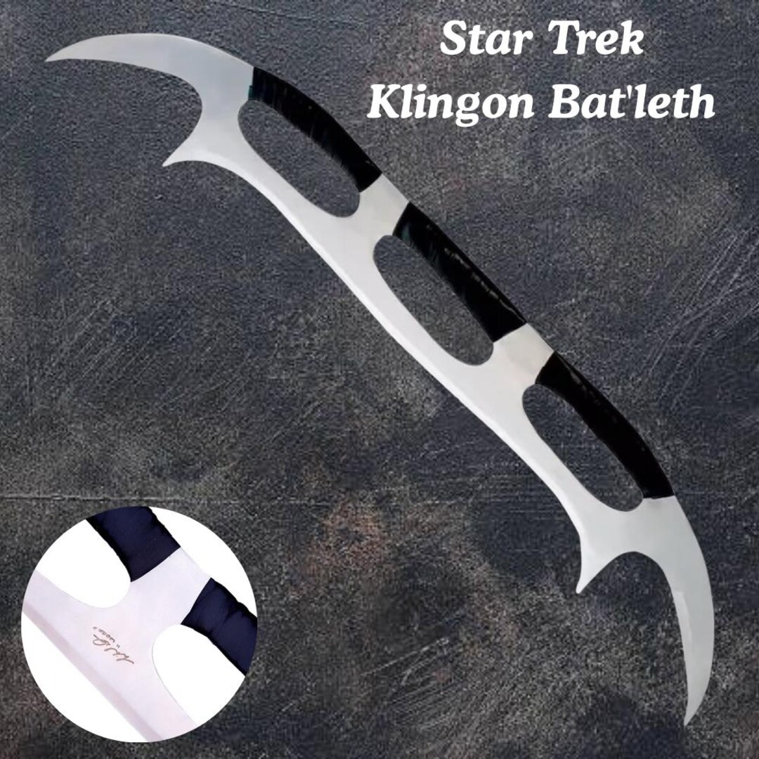 Handmade Star Trek Klingon Batleth Stainless Steel Replica | Sci Fi ...