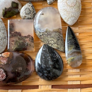 Sale 15 Pcs Natural Stones Cabochon image 6