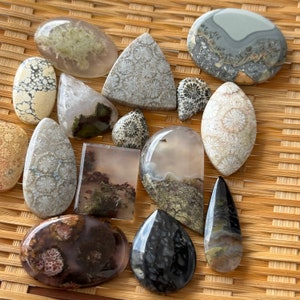Sale 15 Pcs Natural Stones Cabochon image 7