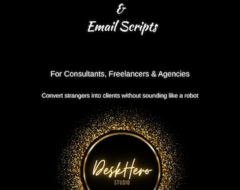 Kaltakquise-Skripts & E-Mail-Vorlagen für B2B-Verkäufe, Handbuch zur Einwandbehandlung, Freelancer-Verkaufspitch, Kundenakquise-PDF, Verkaufsschulung