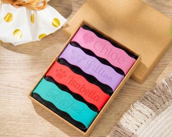 Custom Name Silicone Bottle Bands, Personalized Kids Water Bottle Labels, Daycare Sippy Cup Marker