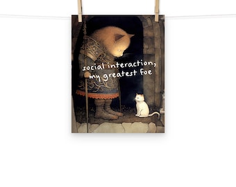 Introvert Art Print – Foe