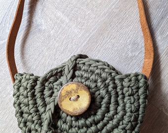 Olive Green small purse, boho bag, festival bag, small handbag