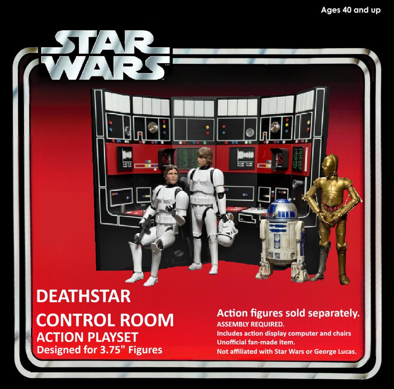 Star Wars Death Star Control Room 3.75 Inch Action Playset Diorama
