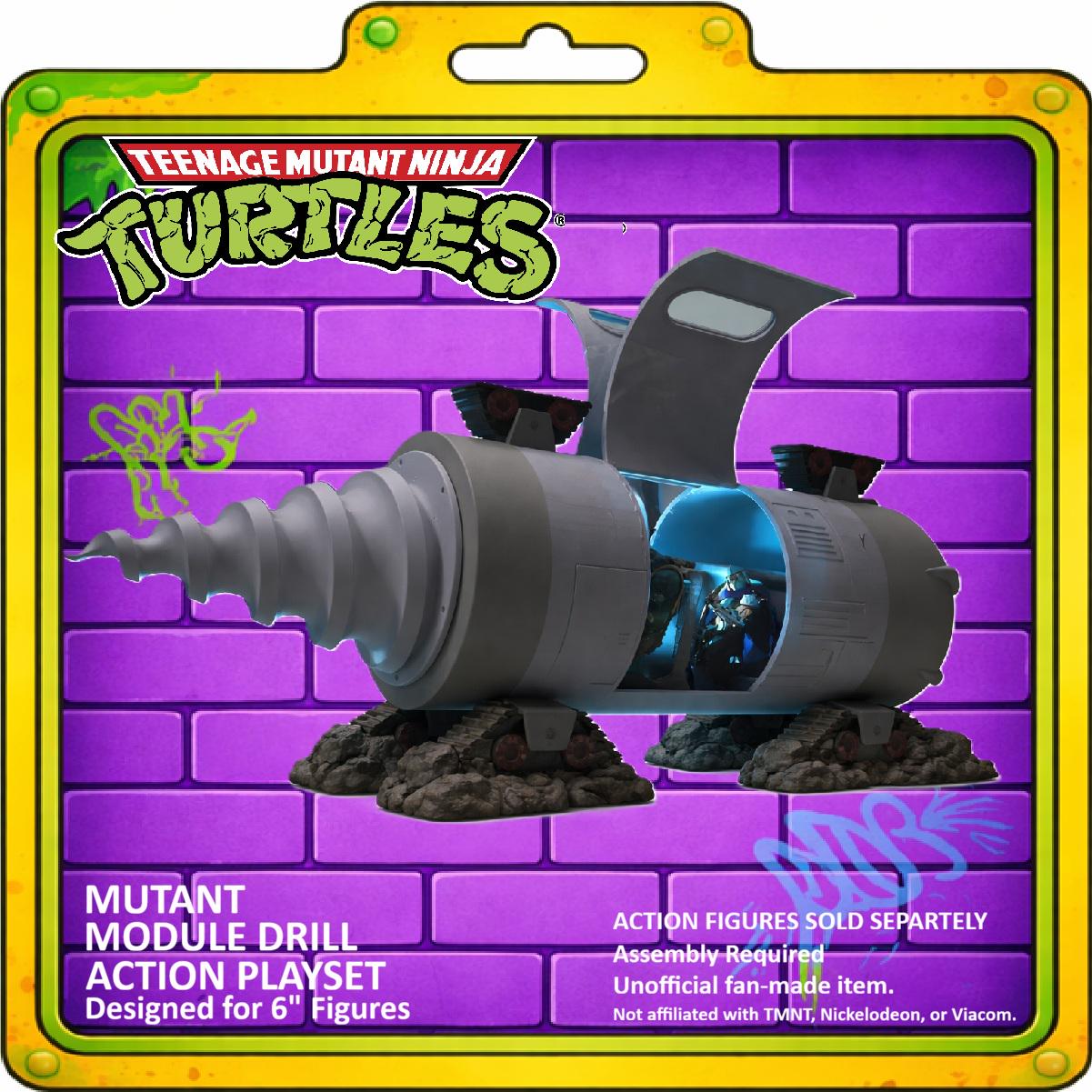 TMNT Mutant Module Drill – 1/12 Scale Teenage Mutant Ninja Turtles