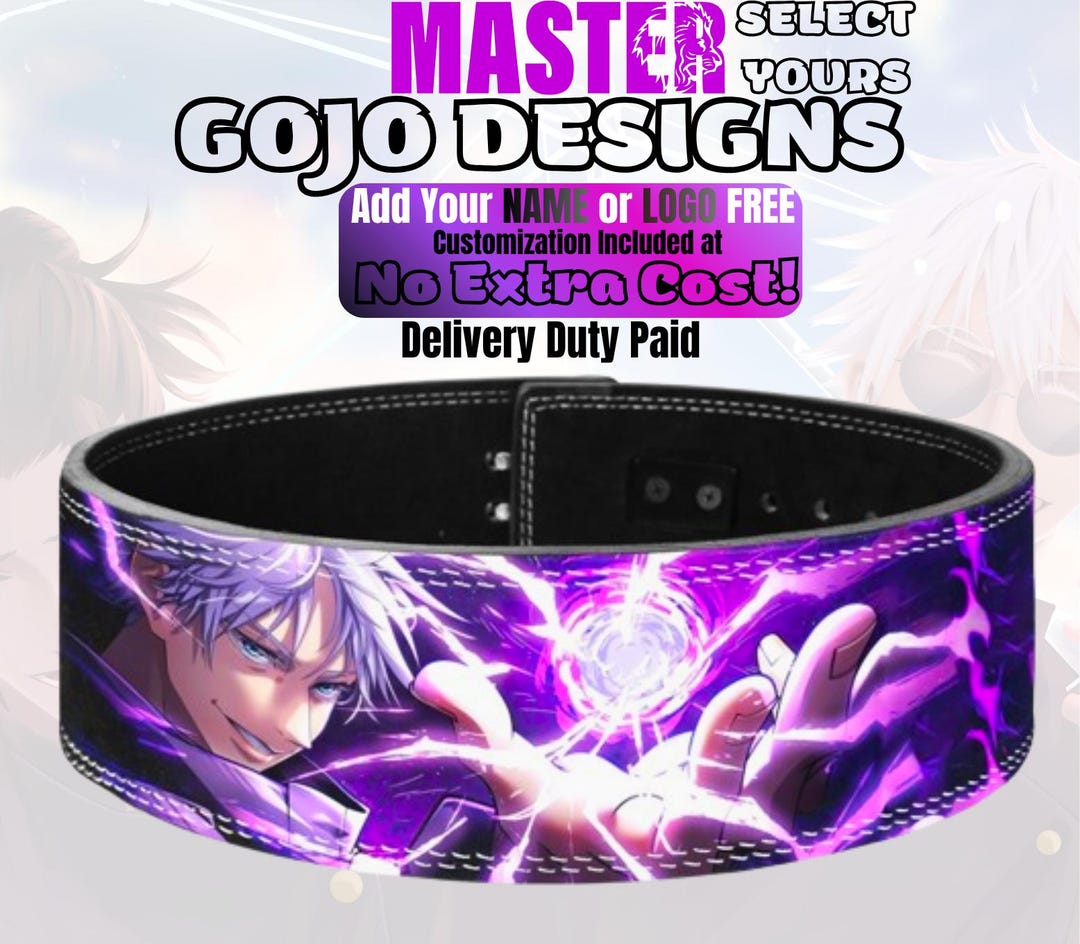 Master Handmade Gojo Anime/cartoon Lever Belt - Etsy