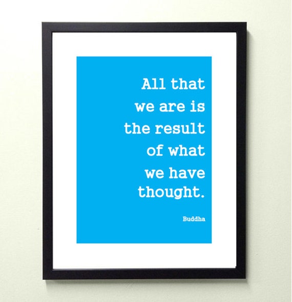 Items similar to all that we are. 8.5x11 quote poster print - FAST ...
