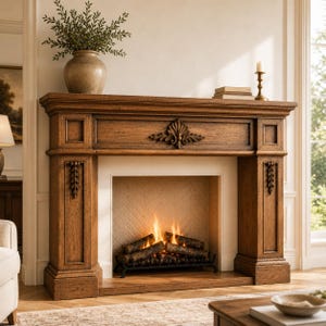 Kaminumrandung holz