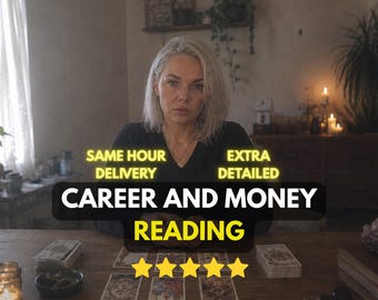Career & Money Psychic Reading, Job Future and Finances, Same Hour