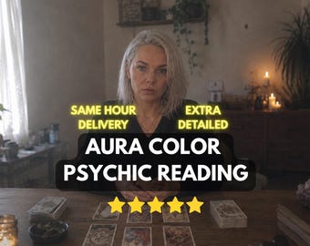 Aura Color Psychic Reading, What Your Colors Reveal, Same Hour