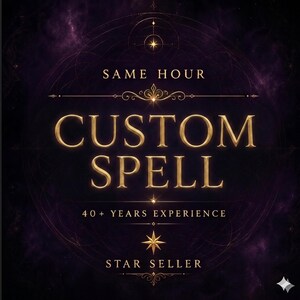 Same Hour Custom Spell | Powerful Personalized Magic | Custom Wish Casting | Deep Rootwork & Witchcraft | Fast Results | DescentPath